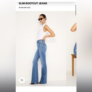Good American Good Classic Bootcut in indigo  627.  Worn literally once!